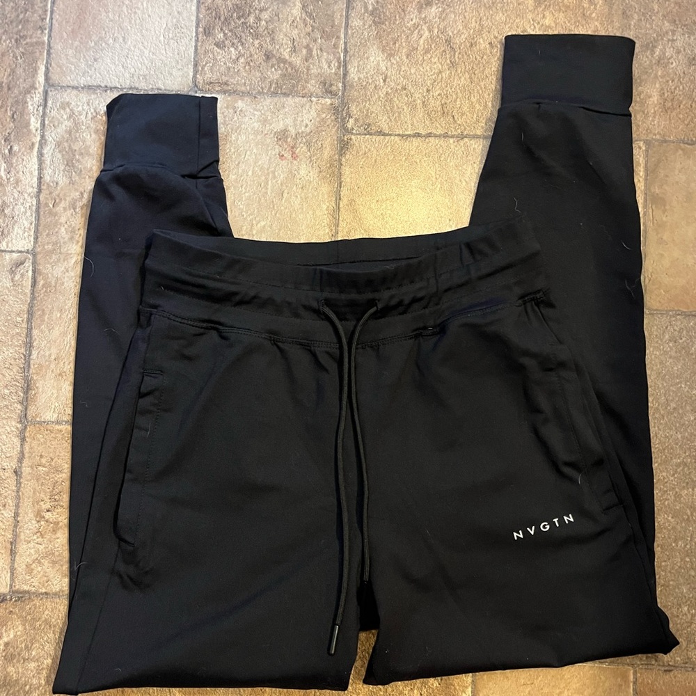 Black NVGTN joggers medium.